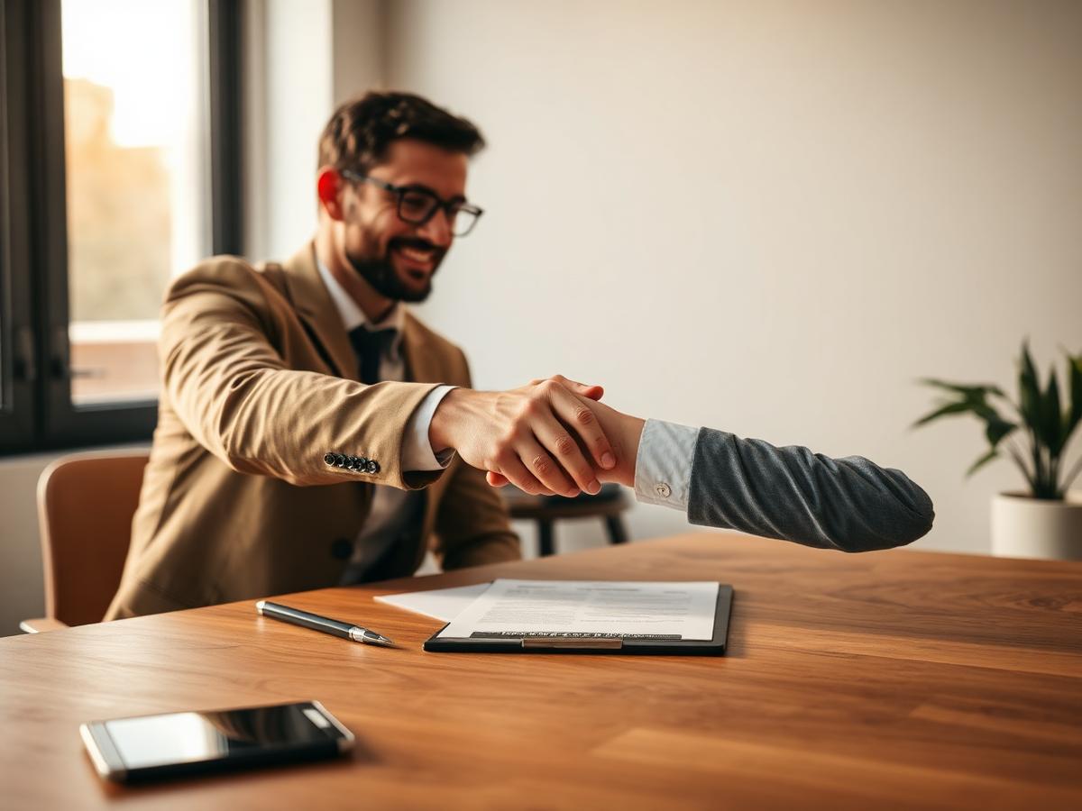 Signature d'un contrat avec un client qualifié